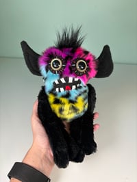 Image 3 of Weighted Nervous Monster -   Neon Leopard