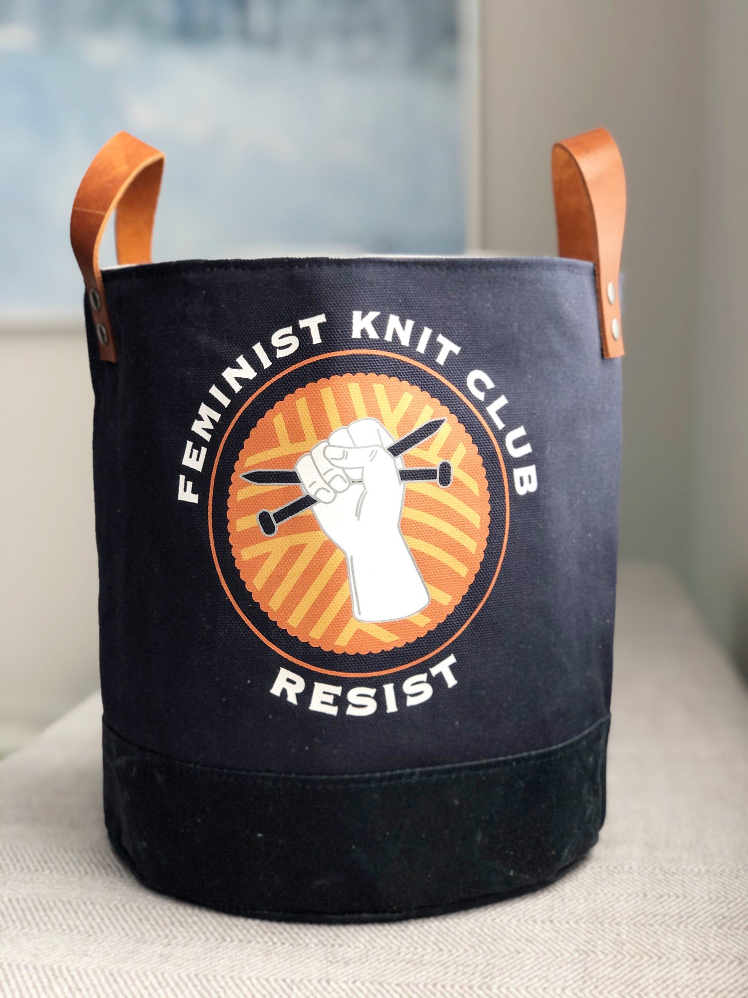 Image of Feminist Knit Club Bucket Tote