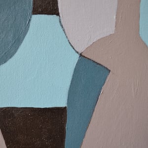 Image of Contemporary Painting, 'Still Life in Blue,' Marc Taylor.