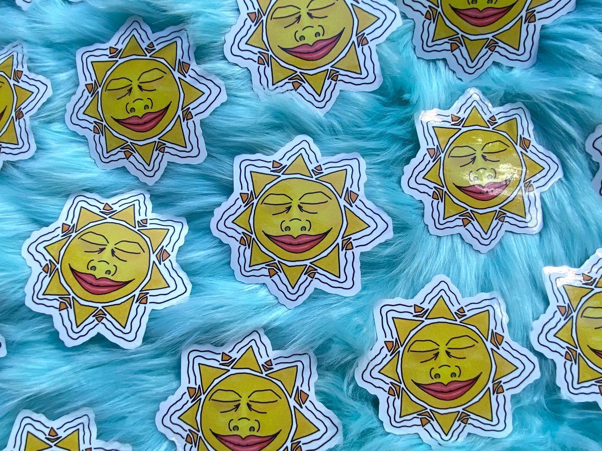 Mr. Moon Sticker