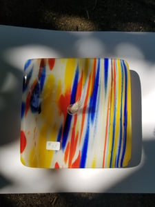 Image of Fused glass lamp #1.