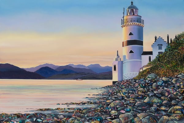 Image of Cloch lighthouse Giclee print