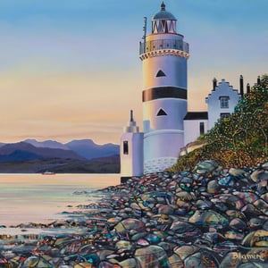 Image of Cloch lighthouse Giclee print