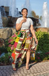 Patch Work Maxi Skirt 