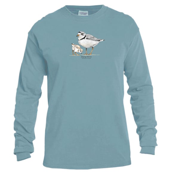 Piping Plover long sleeve t-shirt / Coyote Graphics