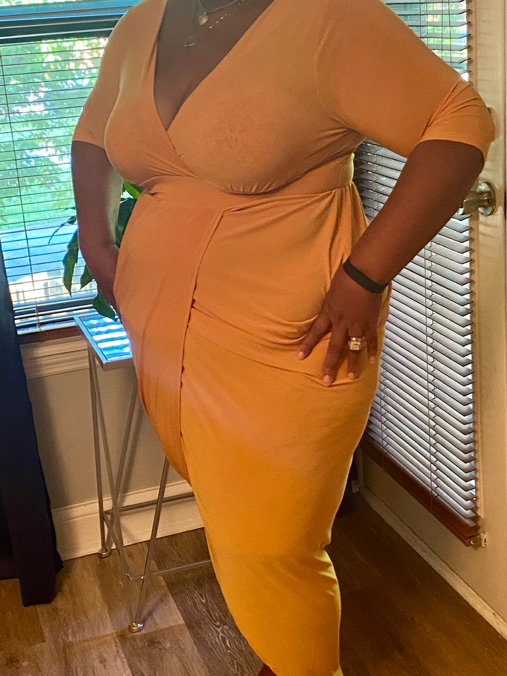 Mustard Maxi Dress Plus