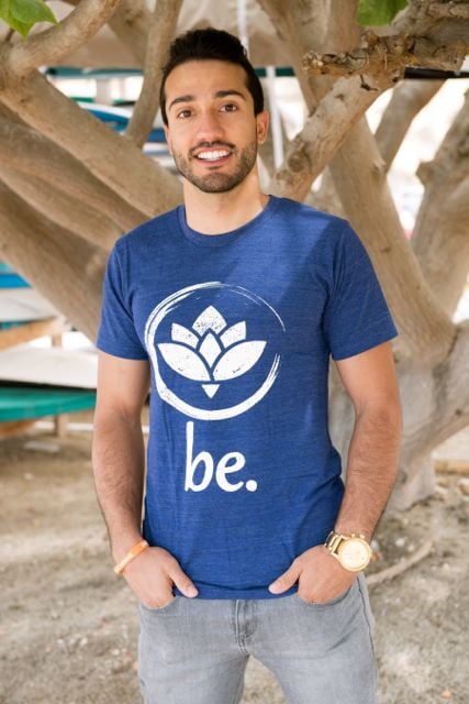 Image of 'Be.' T-Shirt (Indigo)