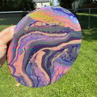 Image 2 of “Crystals Shift” Fluid Painting
