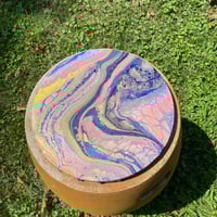 Image 4 of “Crystals Shift” Fluid Painting