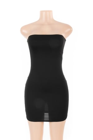 Image of Black Tube Dress