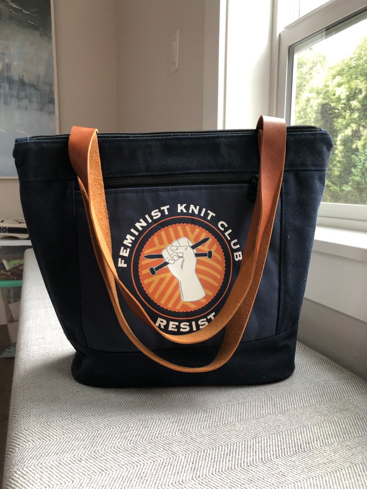 Image of Feminist Knit Club Shoulder Bag