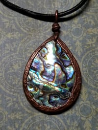 Image 1 of Electroformed Abalone Necklace