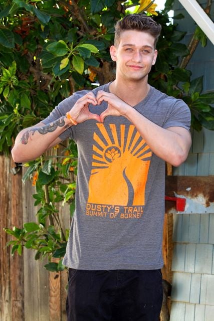 Image of 'Dusty's Trail: Summit of Borneo'  Documentary T-Shirt