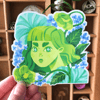 Plant Girl Sticker - Clear