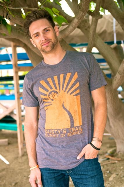 Image of 'Dusty's Trail: Summit of Borneo'  Documentary T-Shirt