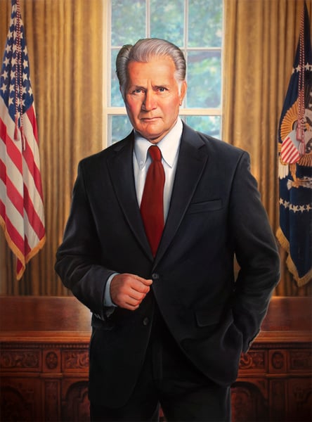 Image of 'President Bartlet' 11" X 14" Archival Print