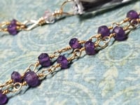 Image 5 of 18.70ct Quartz Crystal and Amethyst Necklace 