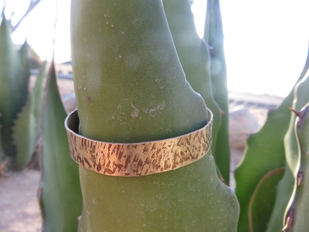 Image of Textured Brass Cuff