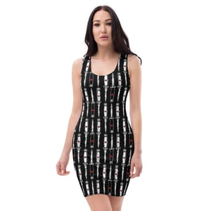 Image of Knives Out | All-over Print Dress
