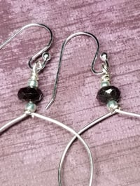 Image 3 of Garnet Earrings
