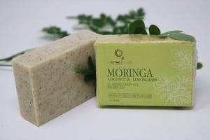 Image of Moringa Coconut Lemongrass Soap Bar 