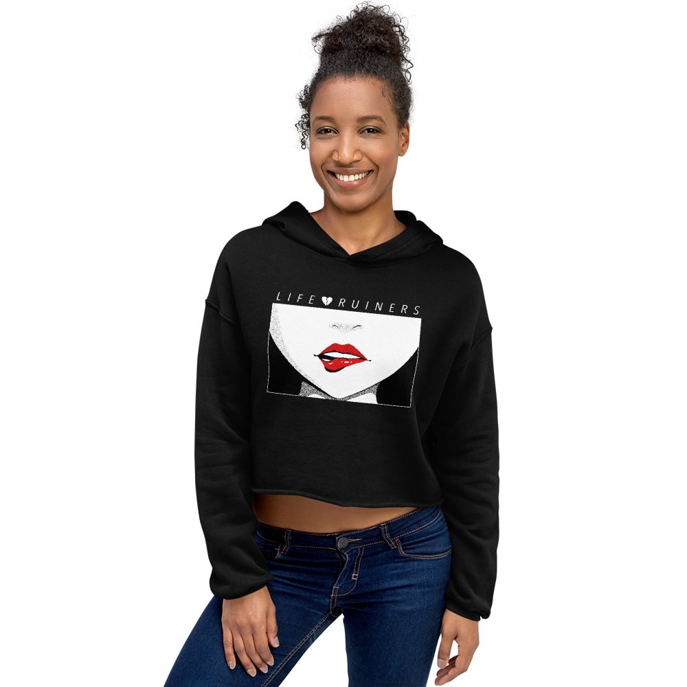 Image of Bite | Crop Hoodie