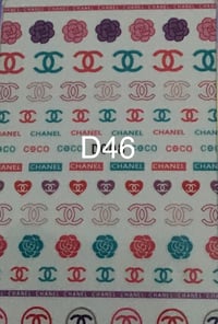 Image 1 of Nail Stickers D46-D50