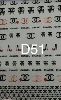 Image 1 of Designer Stickers D51-D55