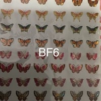 Image 1 of Butterfly Stickers BF6-BF9
