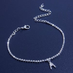 Image of Small Letter Anklet 