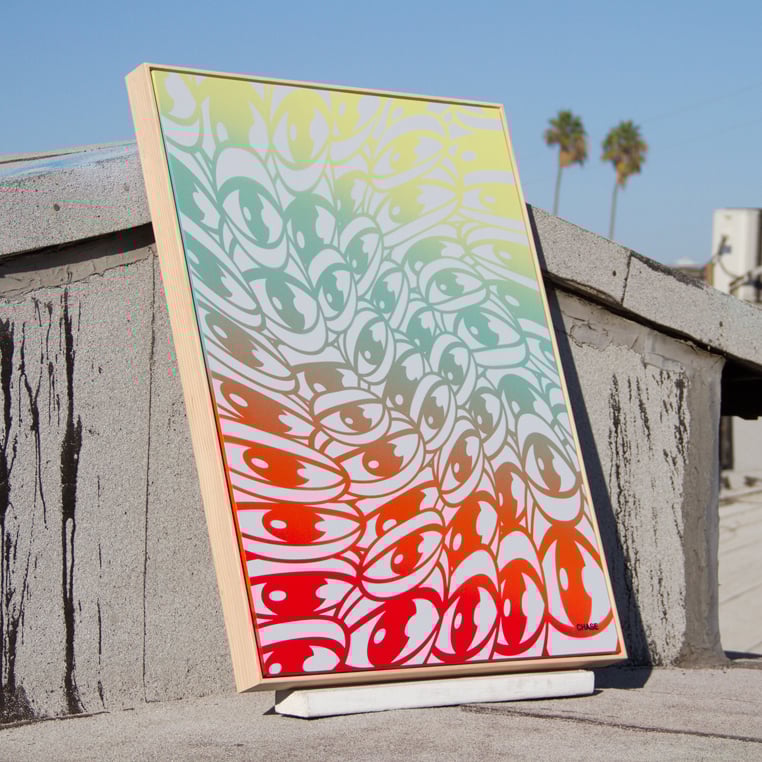 Image of 'Wavy' - Original Painting (framed)