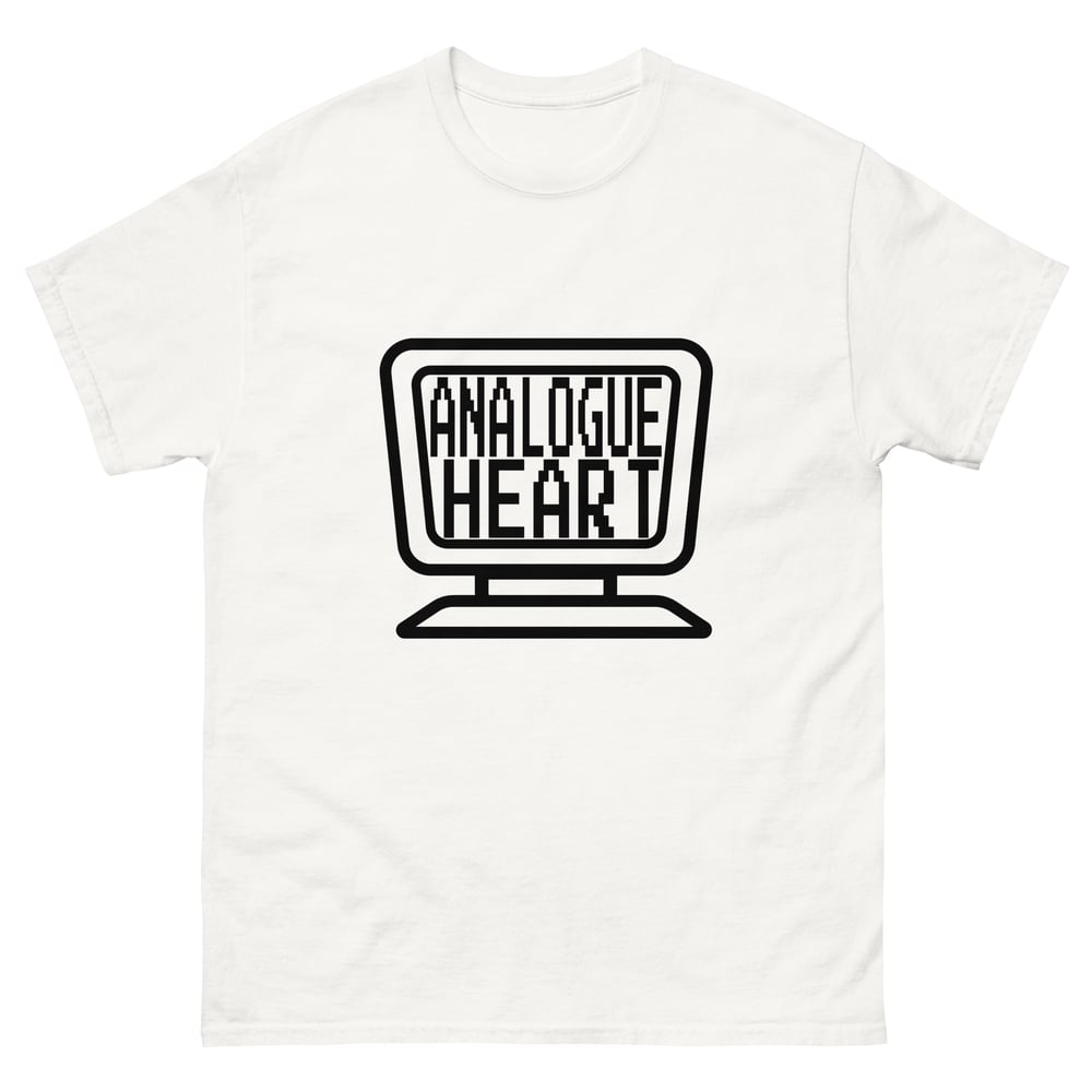 Image of Analogue Heart Logo Tee (Black on White)