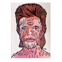 Bowie Monster Emetic Art A2 Print