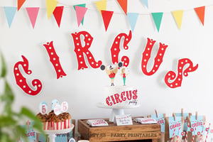Image of Pack imprimible Circus Party