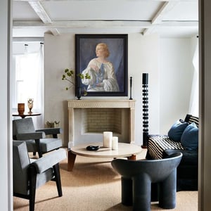 Image of Large, 1930's, Society Portrait of a Lady