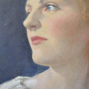 Image of Large, 1930's, Society Portrait of a Lady