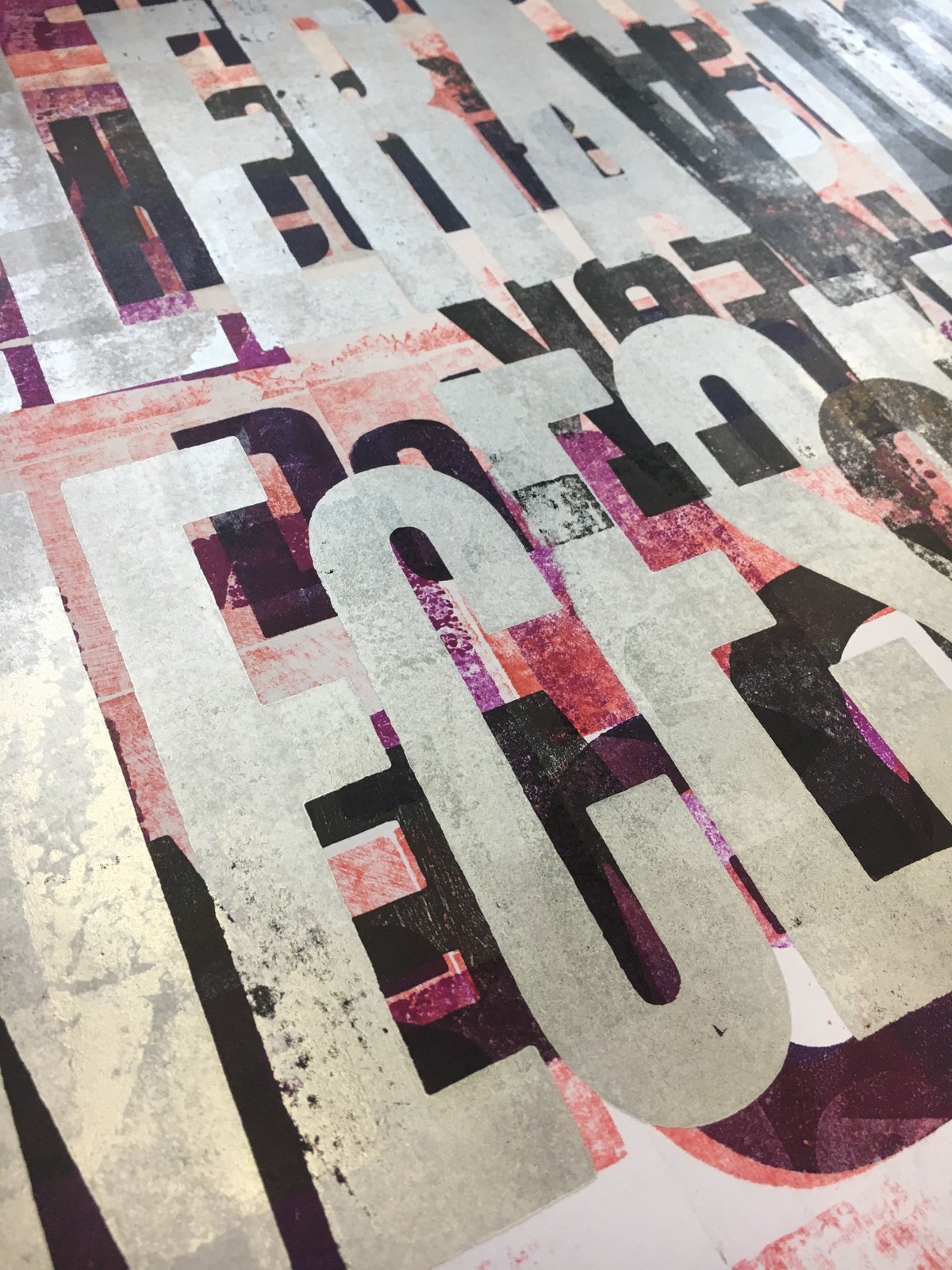 Image of One-off Typo Poster #1-015