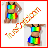 Image 1 of COLORFUL 2 Piece SWIMSUIT