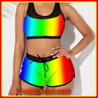 Image 2 of COLORFUL 2 Piece SWIMSUIT