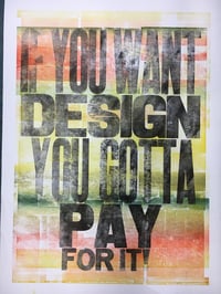 Image 1 of One-off Typo Poster #1-067