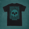 Heavy Psych Skull T-shirt (Aqua Green)