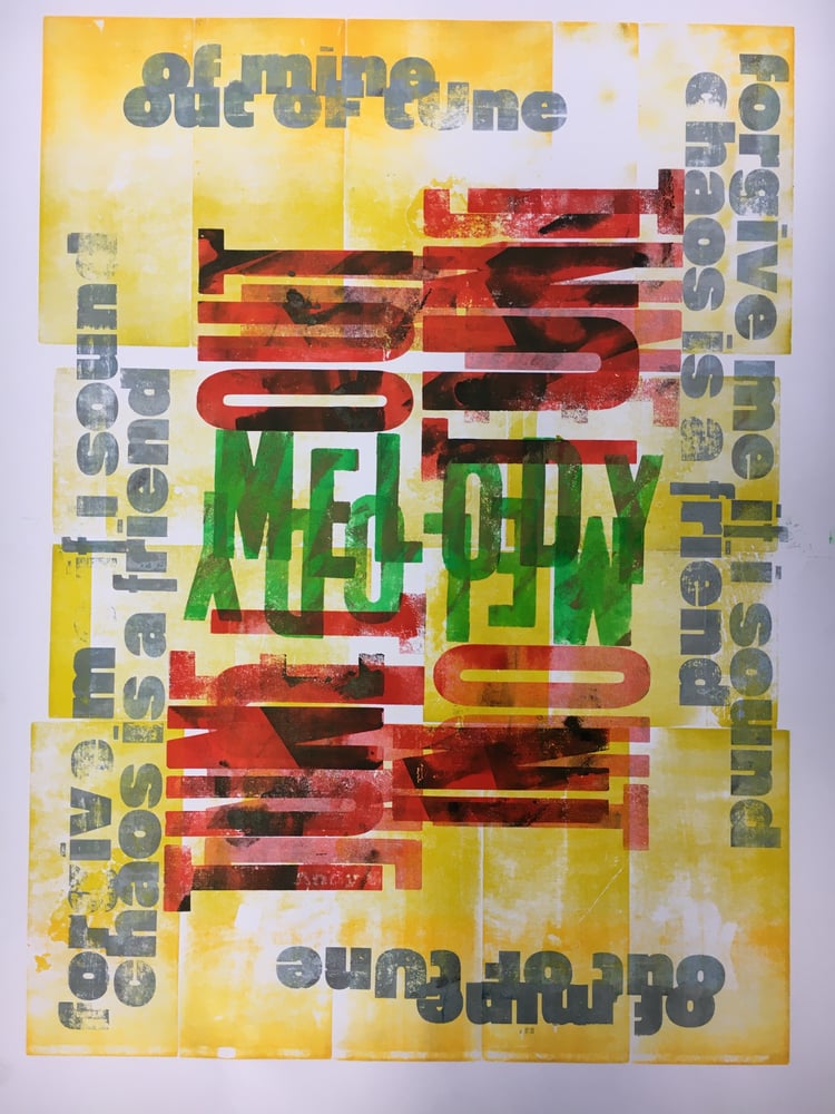 Image of One-off Typo Poster #1-068