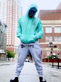 Image 1 of GIGPS GREY LETTERMAN SWEATPANTS
