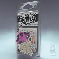 Image 1 of "Mornin' Skulls" Complete Sticker Set