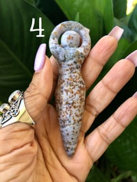 Image 5 of Spiral Goddess Ocean Jasper Carvings 