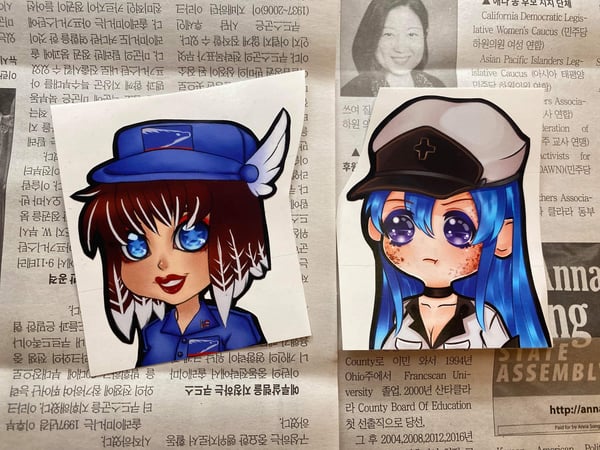 Image of Esdeath & Post-Office-Chan