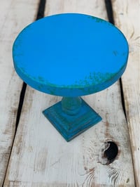 Image 1 of Cake smash plate / stand in blue & green 