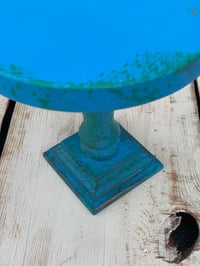 Image 2 of Cake smash plate / stand in blue & green 