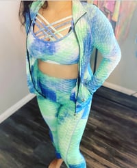 Image 1 of Tie dye 3 piece set