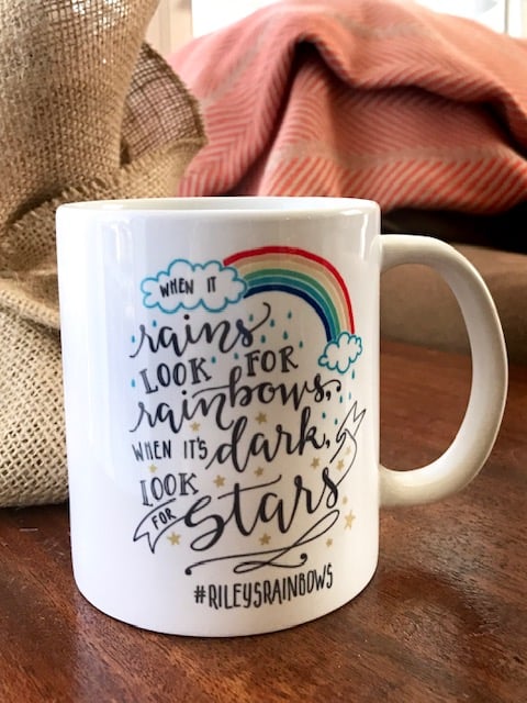 Image of 20 oz. Riley's Rainbows Coffee Mug